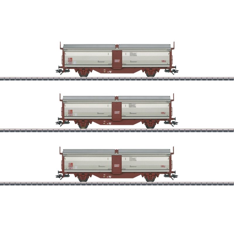 Märklin 47303 Type Tbis Sliding Roof / Sliding Wall Car Set