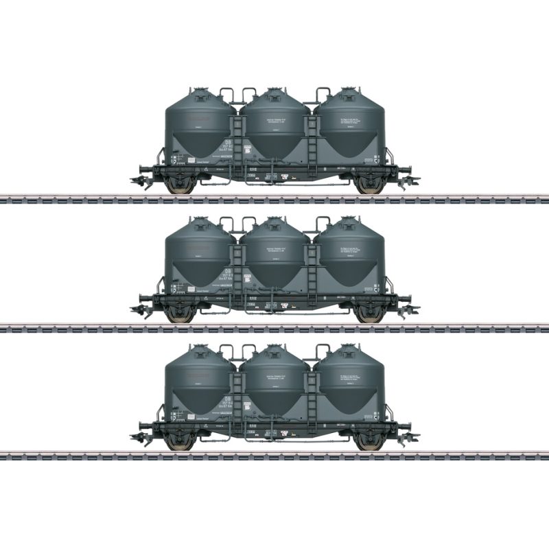 Märklin 48264 DB Type Kds 67 Powder Silo Car Set