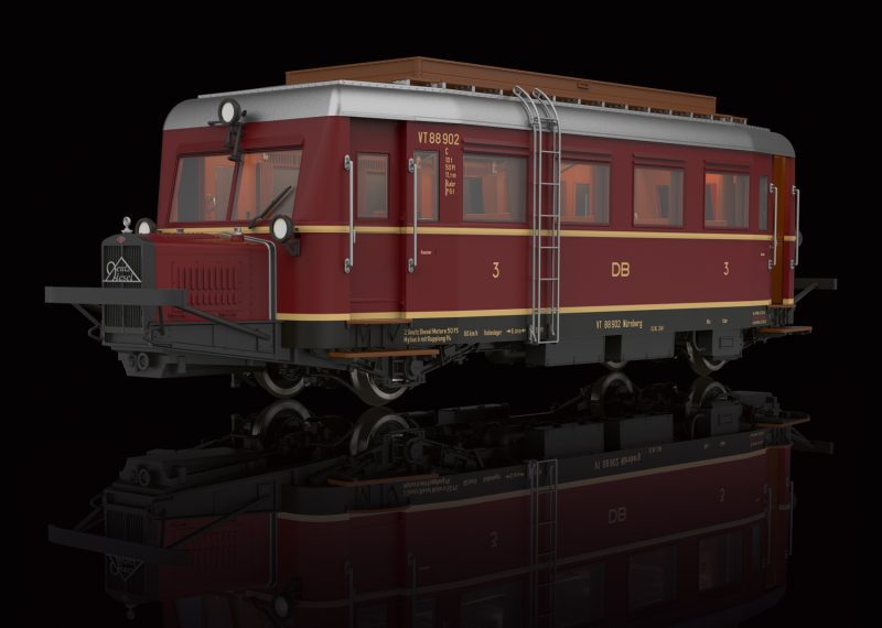 Märklin 55133 Class VT 88.9 Diesel Powered Rail Car - the "Pig's Snout"