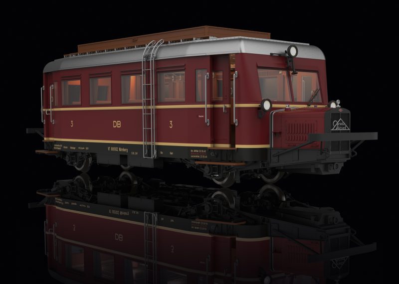 Märklin 55133 Class VT 88.9 Diesel Powered Rail Car - the "Pig's Snout"