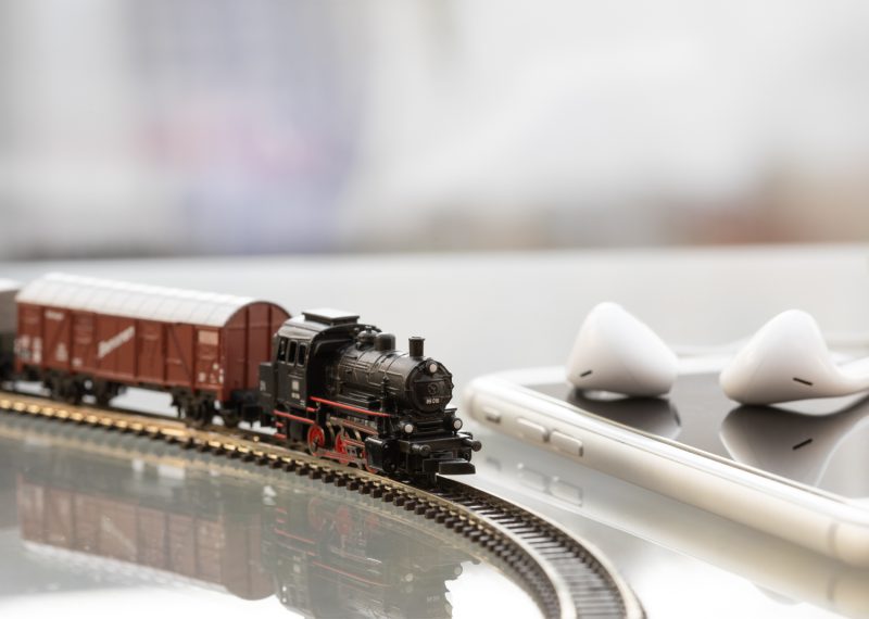 Märklin "Freight Train" Starter Set with a Class 89 Steam Locomotive, and Oval of Track, a Locomotive Controller, and a Power Supply (81701)