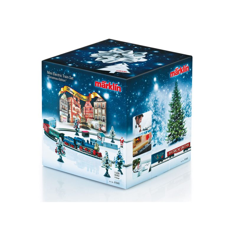 Märklin Christmas Starter Set. Steam Freight Train with an Oval of Track (81845)