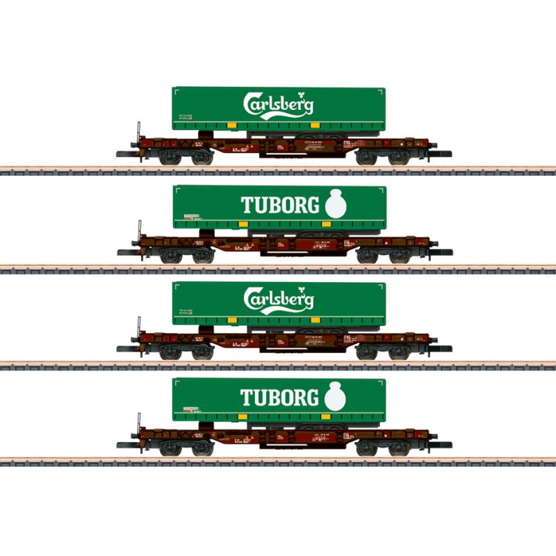 Märklin 82290 Deep-Well Flat Car Set