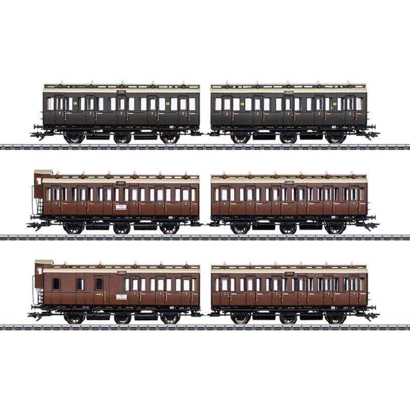 Märklin 42047 KPEV Compartment Car Set