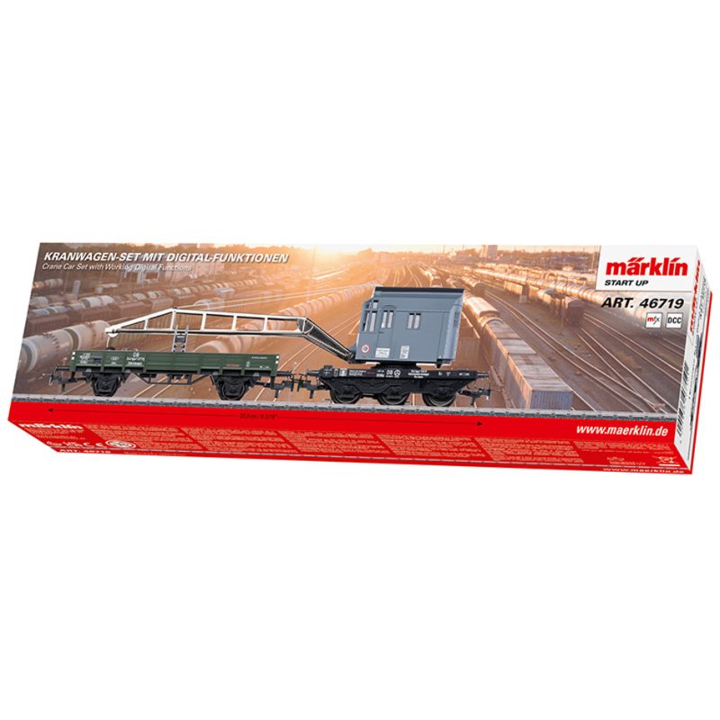 Märklin Start-up Crane Car Set with Working Digital Functions (46719)