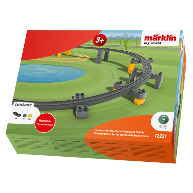 Märklin my world – Building Block Set for Elevated Railroad Grades (72221)
