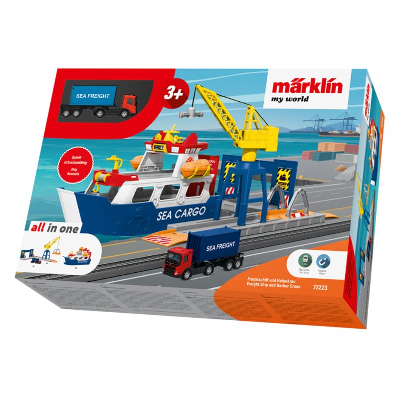 Märklin my world – Freight Ship and Harbor Crane (72223)