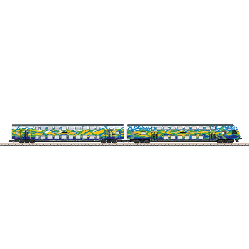 Märklin 87307 "Touristik" 2 Bi-Level Car Set