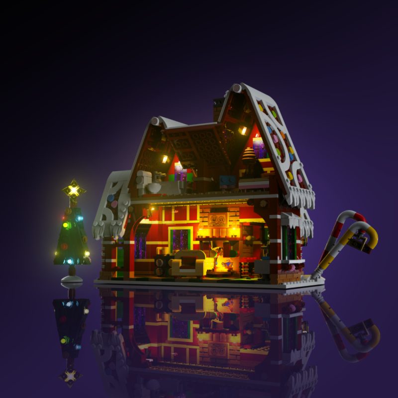 Light My Bricks (LMB) 2.0 Light Kit for LEGO #10267 Gingerbread House