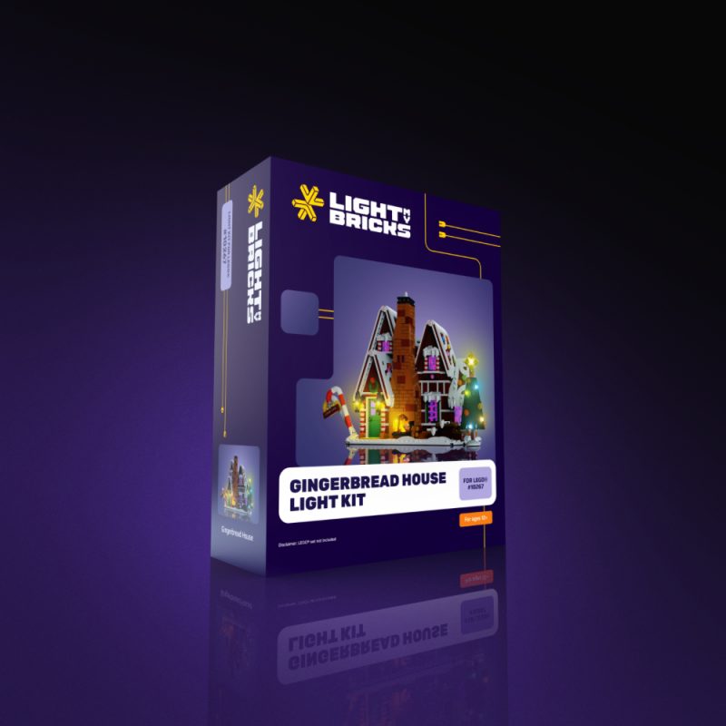Light My Bricks (LMB) 2.0 Light Kit for LEGO #10267 Gingerbread House Packaging