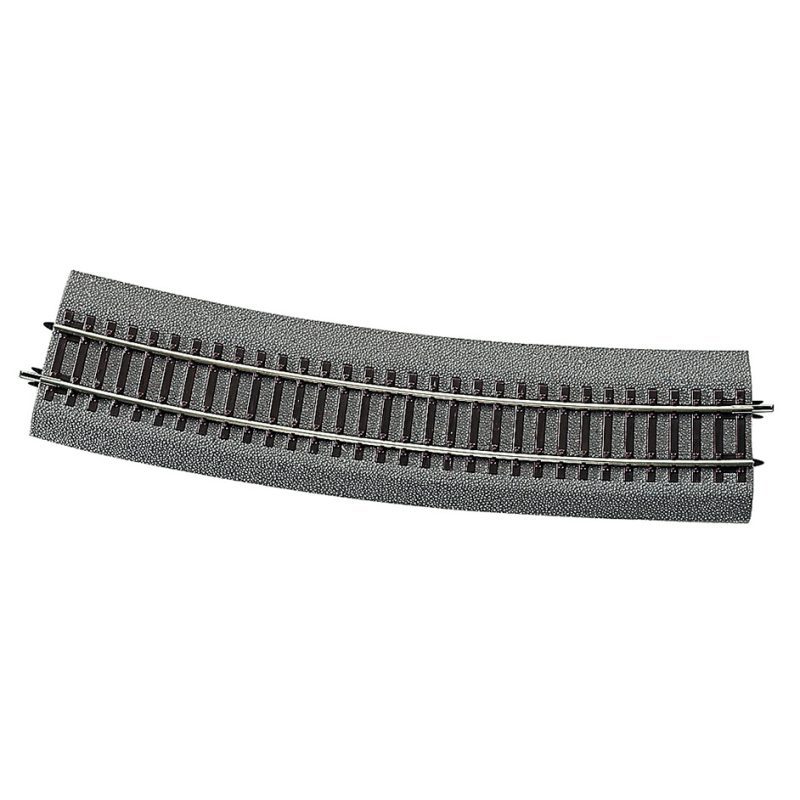 Curved track R10 with bedding