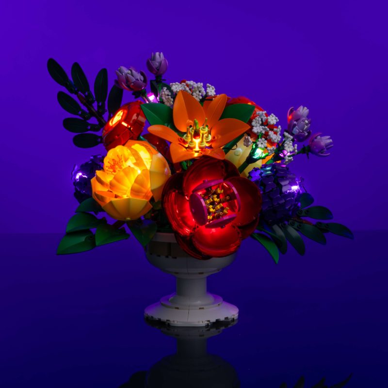 Light My Bricks (LMB) 2.0 Light Kit for LEGO #10345 Flower Arrangement