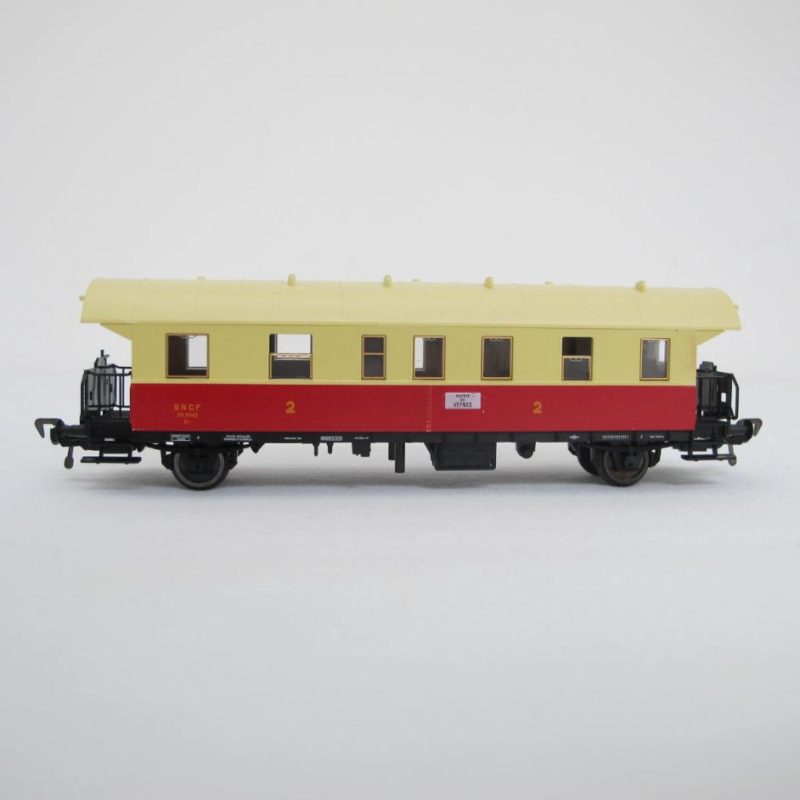 Passenger car Thunderbus SNCF Beige red - Image 8