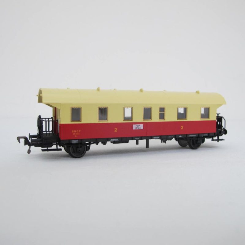Passenger car Thunderbus SNCF Beige red - Image 10