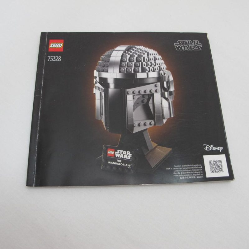 The Mandalorian Helmet. Complete with instructions, no box - Image 5