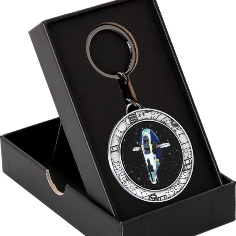 Jango Fetts spaceship key ring