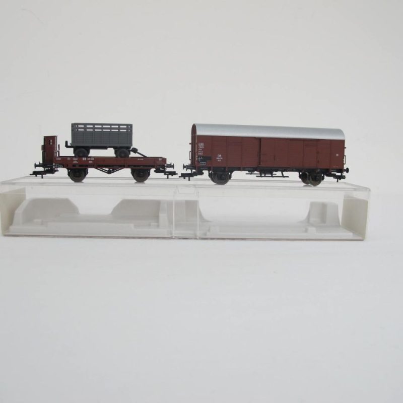 Low-sided wagon+cage wagon+closed wagon