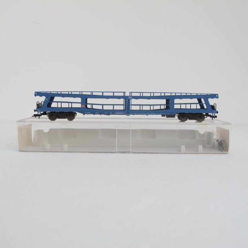 Double-decker car transport wagon without cars DB