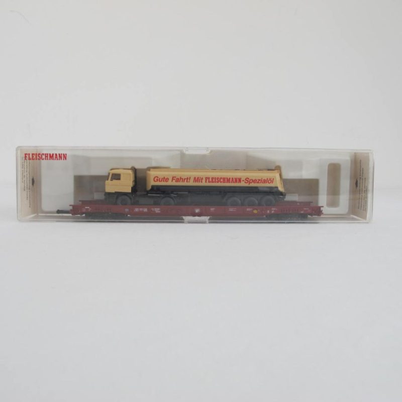 DB RoLa LOW FLOOR WAGON & DAF fleischmann TRUCK LOAD - Image 5