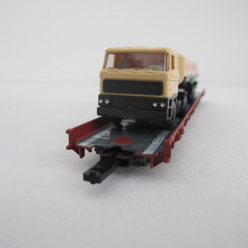 DB RoLa LOW FLOOR WAGON & DAF fleischmann TRUCK LOAD - Image 11