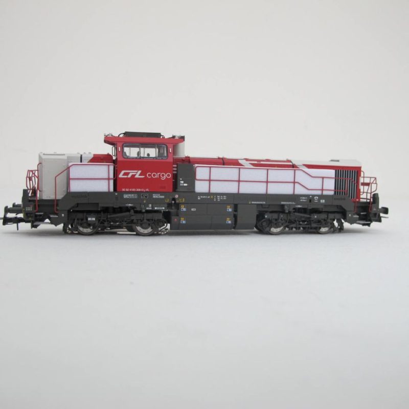 CFL DE18 306 Diesel locomotive Vossloh DE 18 in red/white livery - Image 7