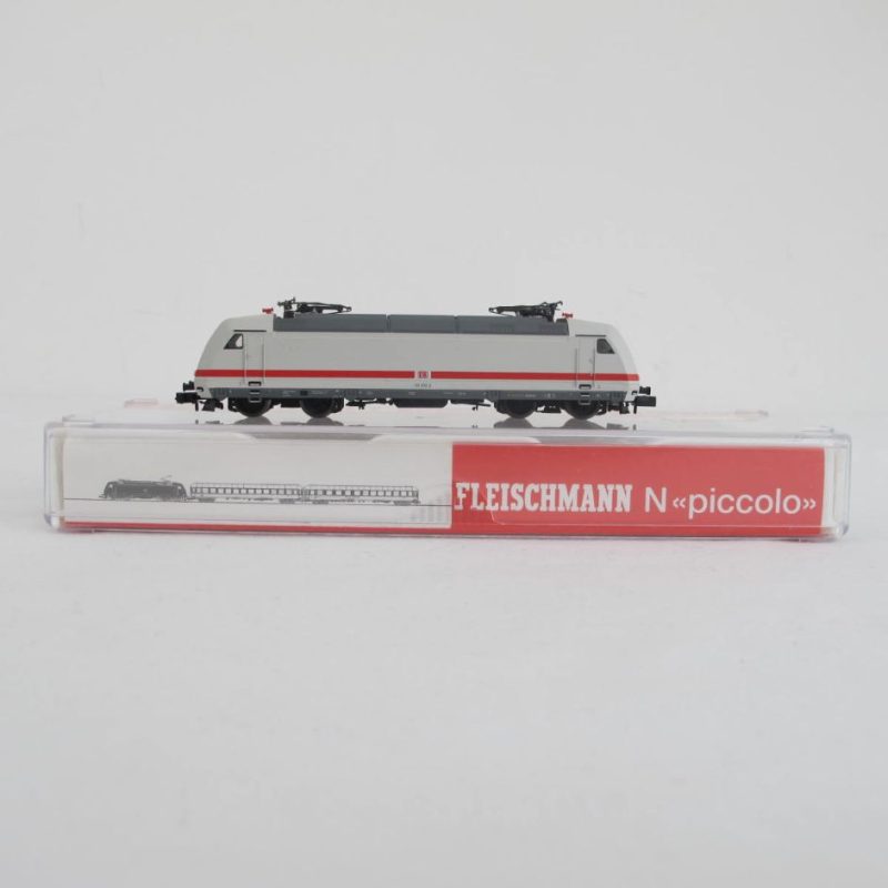 Electric locomotive, class 101, axle arrangement Bo'Bo', white with red circulation (ICE colour scheme)