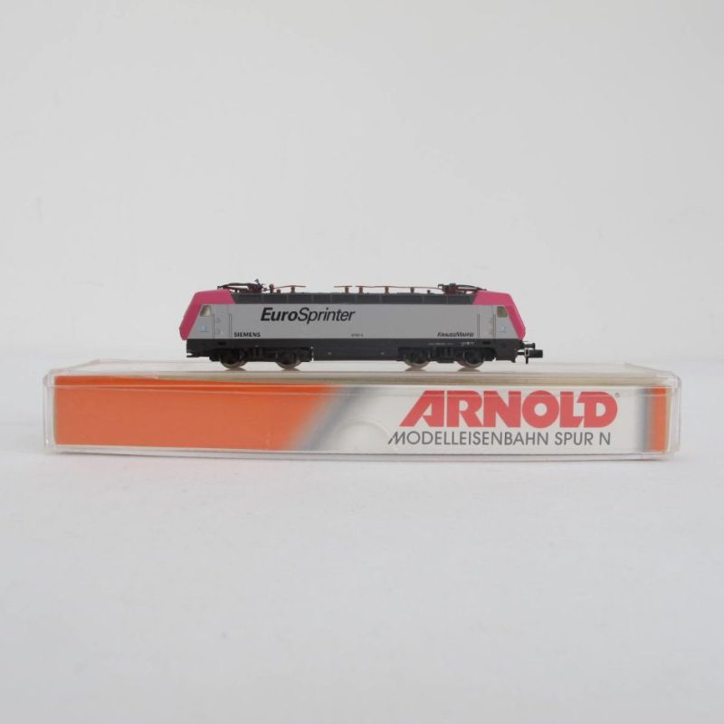 Electric locomotive BR 127, Bo'Bo', silver grey/pink/grey, 'EuroSprinter'