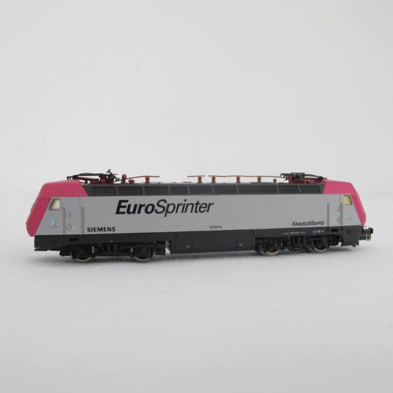 Electric locomotive BR 127, Bo'Bo', silver grey/pink/grey, 'EuroSprinter' - Image 6
