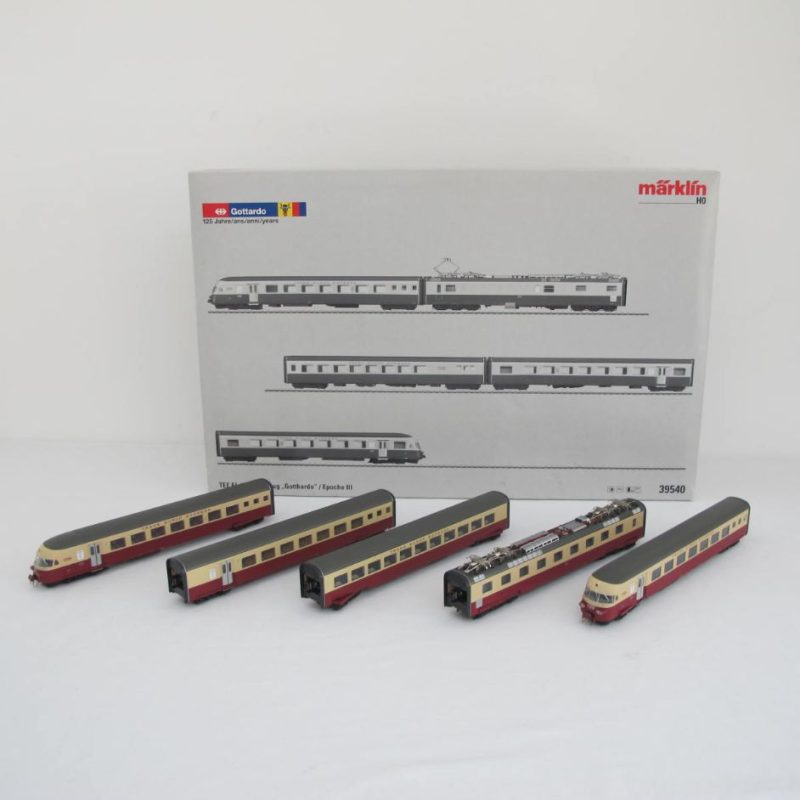 Gottardo TEE Electric Rail Car Train 5 part