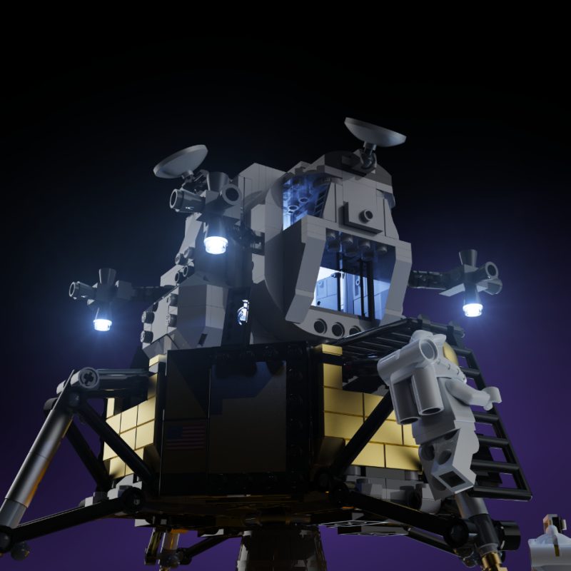 Light My Bricks (LMB) 2.0 Light Kit for LEGO #10266 NASA Apollo 11 Lunar Lander