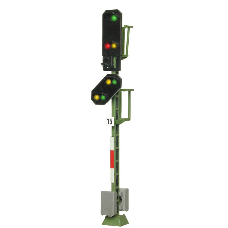 Viessmann 4015 H0 Colour Light Entry Signal with Distant Signal