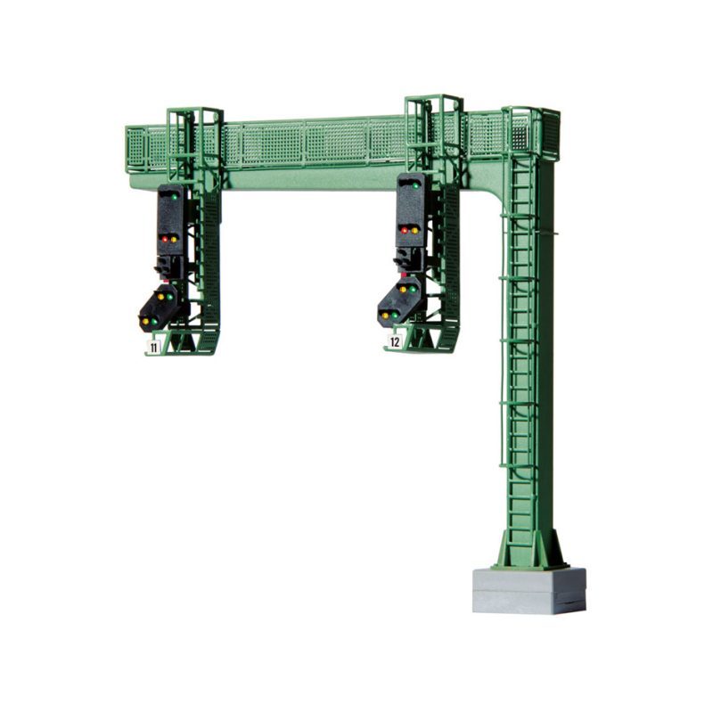Viessmann 4750 H0 Signal Bridge with 2 Entry Signals and Multiplex-Technology