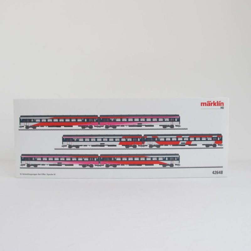 IC express train coach set ICRm, 6 different PRIO HSL livery - Image 2