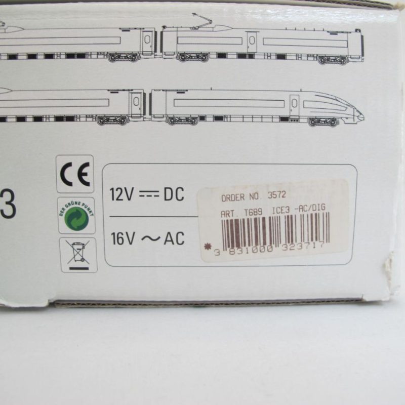 8-CAR NS WHITE SIEMENS ICE3 TRAIN PACK AC Digital Amsterdam - Image 5
