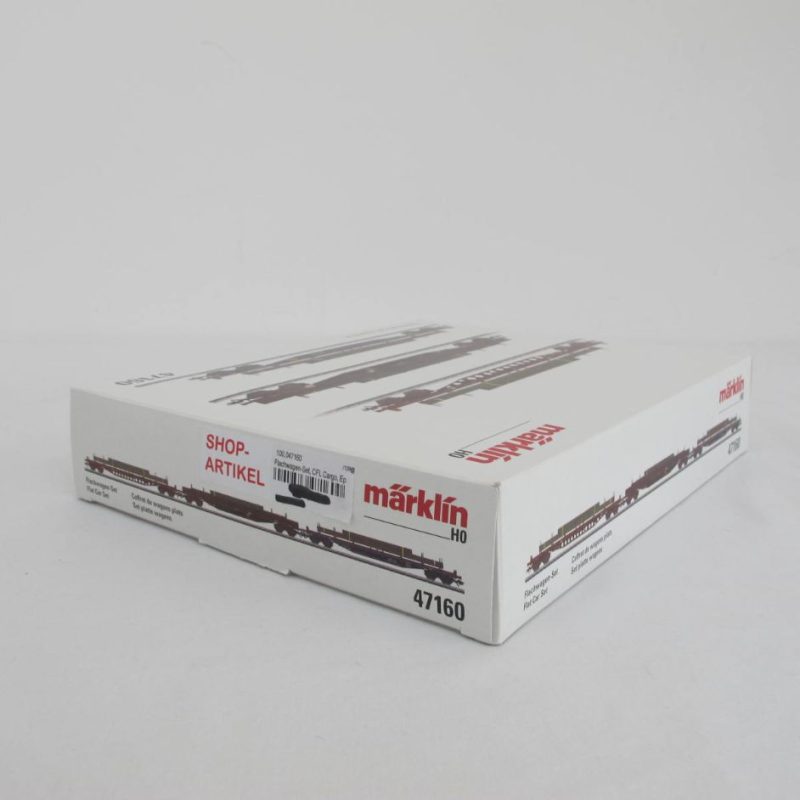 Three stake cars. All CFL Cargo SA wagons with steel plates - Image 7