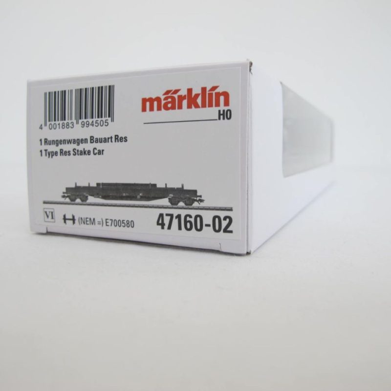 Three stake cars. All CFL Cargo SA wagons with steel plates - Image 2