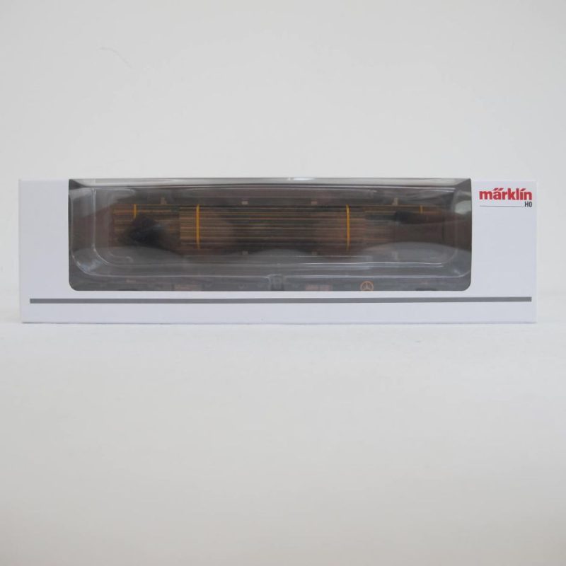 Three stake cars. All CFL Cargo SA wagons with steel plates - Image 3