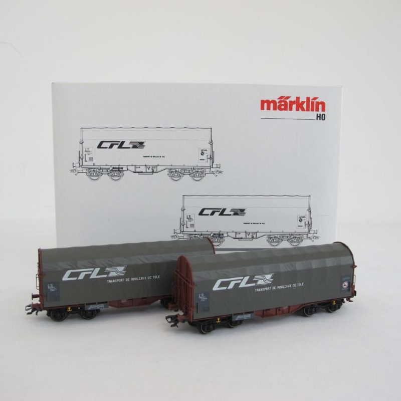 Two carriage set for rolled steel coils