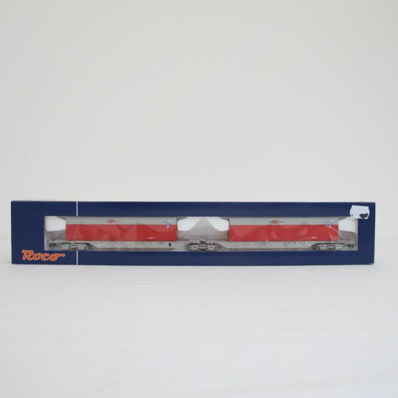 Double container carrier car “'RailCargo Austria”'