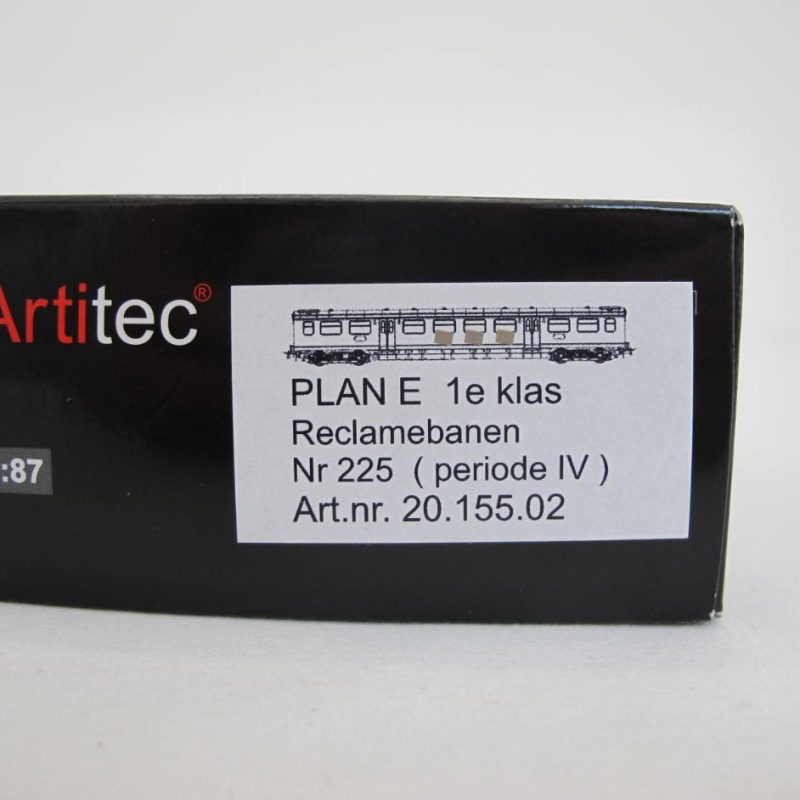 NS Plan E coach, blue, with advertising stripes, 1st class, 50 84 18 37 225-8 - Image 3