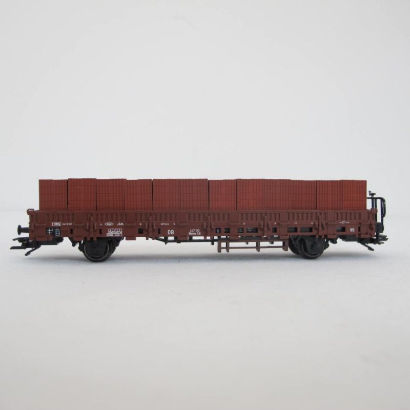 Train set diesel locomotive Köf II with 2 loaded stake wagons of the DB in Ep.III | mfx + TELEX couplings - Image 19