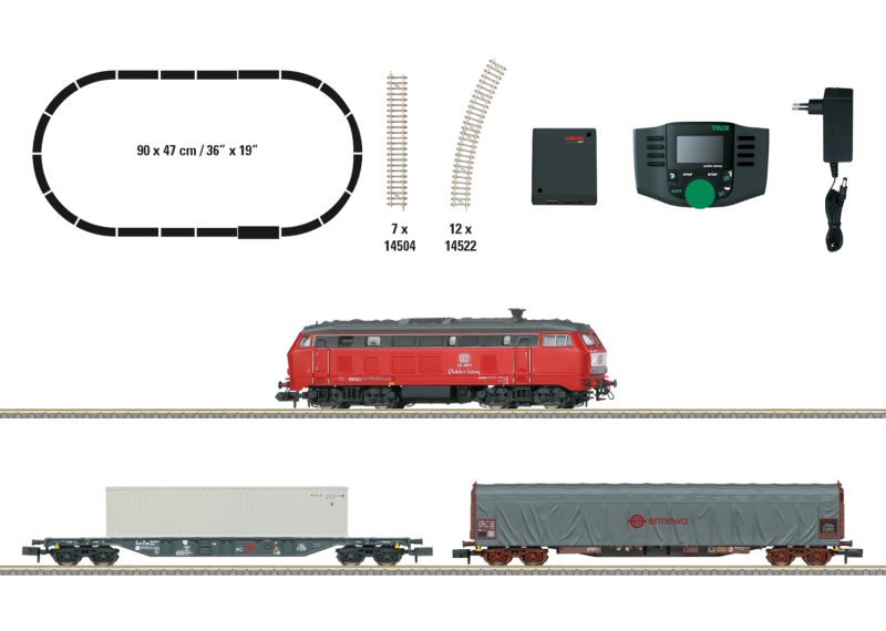 Minitrix T11161 "Freight Train" Digital Starter Set
