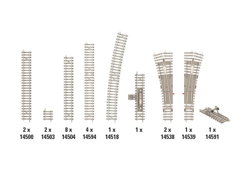 B1 Track Extension Set T14321