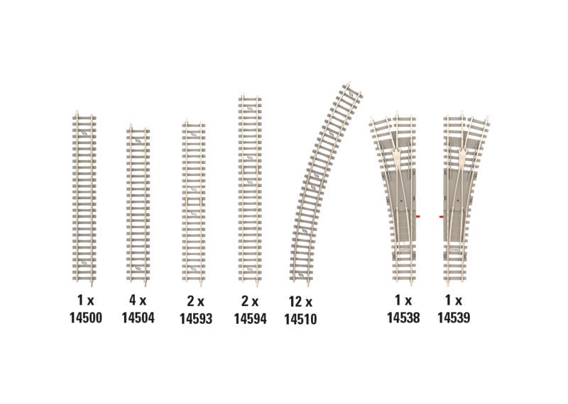 B2 Track Extension Set T14322
