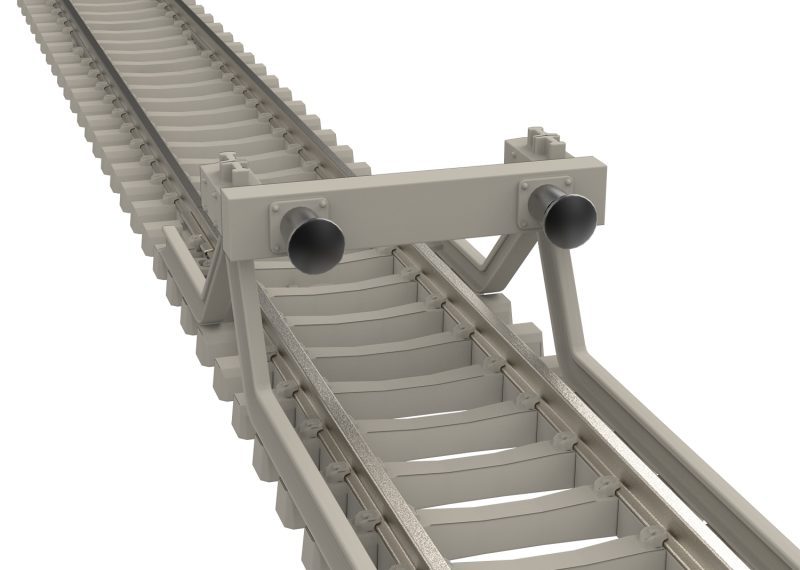 Minitrix Straight Track with Concrete Ties Length 17.5 mm / 11/16" (T14503)