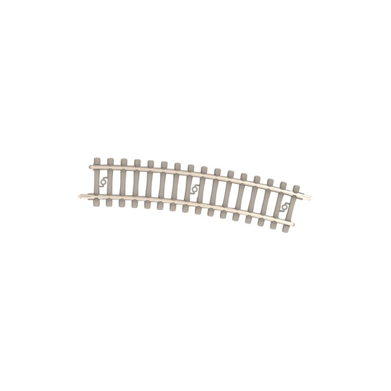Minitrix Curved Track with Concrete Ties Radius 261.8 mm / 10-5/16" (T14511)