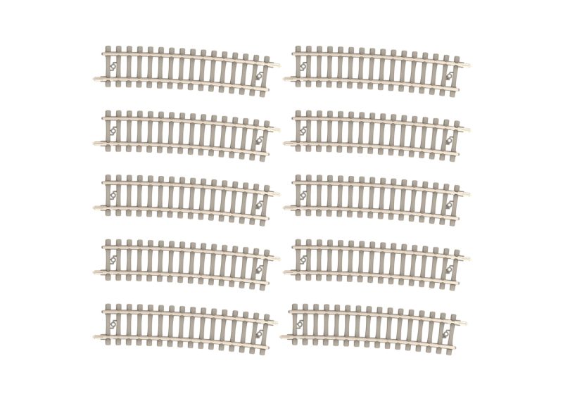Minitrix Curved Track with Concrete Ties Radius 492.6 mm / 19-3/8" (T14515)