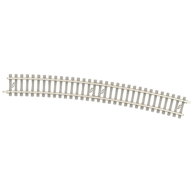 Minitrix Curved Track with Concrete Ties Radius 492.6 mm / 19-3/8" (T14518)