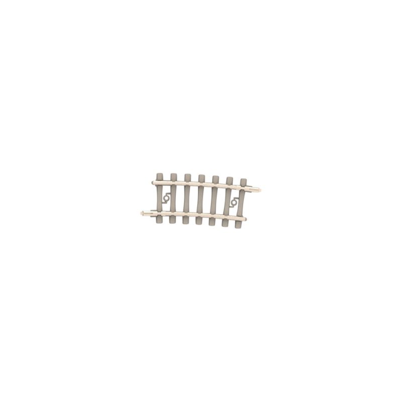 Minitrix Curved Track with Concrete Ties Radius 228.2 mm / 9" (T14526)