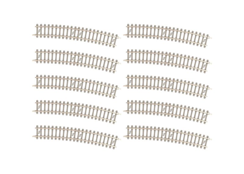 Minitrix Curved Track with Concrete Ties Radius 362.6 mm / 14-1/4" (T14527)